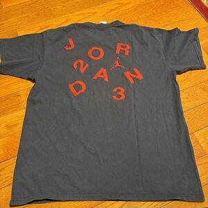 Vintage Y2K Nike Air Jordan Shirt Embroidered Messy Letters‎ Size XL